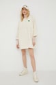 American Vintage rochie din bumbac SPY14A bej AW22