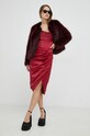 Bardot ruha piros 57593DB2.BURGUNDY