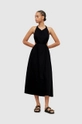 AllSaints sukienka LUDO DRESS 57 % Len, 43 % Bawełna