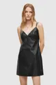 czarny AllSaints sukienka SLOANE SLIP DRESS Damski