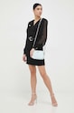 Morgan rochie RIPAM.F.NOIR negru AW22