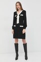 Luisa Spagnoli sukienka 539502 czarny AW22
