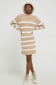 Šaty Abercrombie & Fitch mini béžová KI159.2475.404