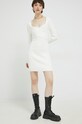 Abercrombie & Fitch rochie KI159.2490.101 alb AW22