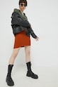 Abercrombie & Fitch rochie KI159.2492.410 maro AW22