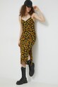 Hollister Co. sukienka KI359.2039.208 granatowy AW22