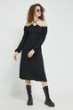 Hollister Co. rochie KI359.2042.900 negru AW22