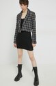 Hollister Co. sukienka KI359.2342.900 czarny AW22