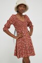 Šaty Hollister Co. KI359.2343.408 hnědá AW22