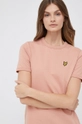 narancssárga Lyle & Scott pamut ruha