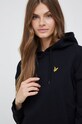 Памучна рокля Lyle & Scott черен DRW1700V.Z865