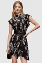 czarny AllSaints sukienka FLEUR ORSINO DRESS Damski