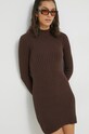 Obleka Hollister Co. KI359.2462.420 rjava AW22