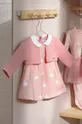 różowy Mayoral Newborn sukienka niemowlęca Dziewczęcy
