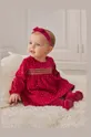 Obleka za dojenčka Mayoral Newborn rdeča
