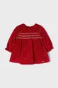 Φόρεμα μωρού Mayoral Newborn  Κύριο υλικό: 100% Πολυεστέρας Φόδρα τσέπης: 100% Βαμβάκι