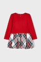 Mayoral rochie din bumbac pentru copii 2945.4B.BABY rosu AW22