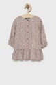 United Colors of Benetton rochie fete midi roz 4ZJJAV006.W