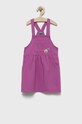 United Colors of Benetton sukienka dziecięca z elastanem fioletowy 4LAAGV00H.P