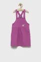 fioletowy United Colors of Benetton sukienka dziecięca Dziewczęcy