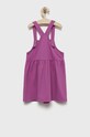 United Colors of Benetton sukienka dziecięca 4LAAGV00H.P fioletowy AW22
