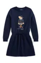 mornarsko plava Dječja haljina Polo Ralph Lauren Za djevojčice