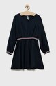 Pepe Jeans sukienka dziecięca midi granatowy PG951580.594