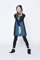 Dkny sukienka dziecięca D32853.156.162 turkusowy AW22
