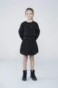 crna Dječja haljina Karl Lagerfeld Za djevojčice