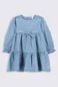 μπλε Παιδικό βαμβακερό φόρεμα Coccodrillo Για κορίτσια