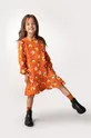narančasta Dječja haljina Coccodrillo Za djevojčice