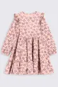 różowy Coccodrillo sukienka dziecięca Dziewczęcy