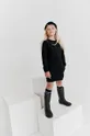 μαύρο Παιδικό βαμβακερό φόρεμα Reima Για κορίτσια