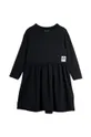 чорний Дитяча сукня Mini Rodini Для дівчаток