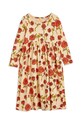 Mini Rodini sukienka dziecięca wzorzyste czerwony 2275011142.G