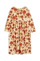 Mini Rodini rochie fete 2275011142.G rosu AW22