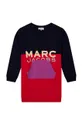 červená Dievčenské bavlnené šaty Marc Jacobs Dievčenský