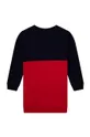Dievčenské bavlnené šaty Marc Jacobs červená