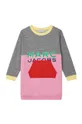 Dječja pamučna haljina Marc Jacobs šarena