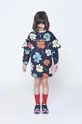 granatowy Marc Jacobs sukienka bawełniana dziecięca Dziewczęcy