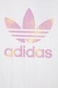 Dievčenské šaty adidas Originals HK2935 biela AW22