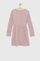 Παιδικό βαμβακερό φόρεμα GAP ροζ