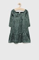 Dívčí šaty Abercrombie & Fitch midi zelená KI259.2904