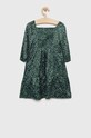 Dívčí šaty Abercrombie & Fitch KI259.2904 zelená AW22