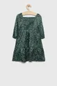 Παιδικό φόρεμα Abercrombie & Fitch πράσινο