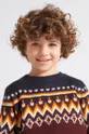 Παιδικό πουλόβερ από μείγμα μαλλιού Mayoral μπορντό