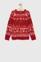 κόκκινο Παιδικό βαμβακερό πουλόβερ Jack & Jones Για αγόρια