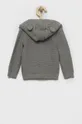 Детский хлопковый свитер Guess серый