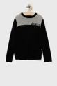 μαύρο Παιδικό πουλόβερ από μείγμα μεταξιού Guess Για αγόρια