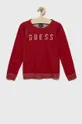 červená Detský bavlnený sveter Guess Chlapčenský